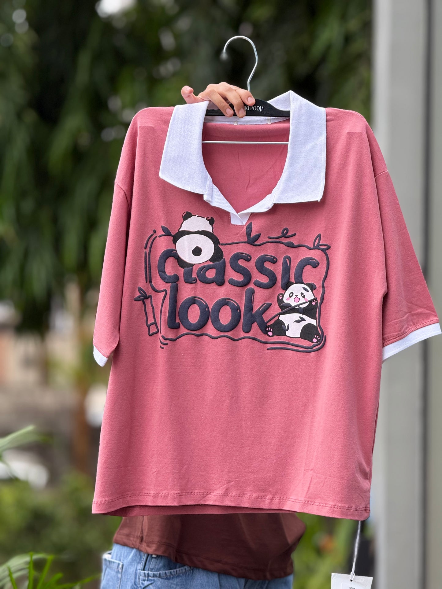 oversized Polo tee