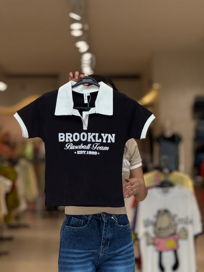 Brooklyn polo tee
