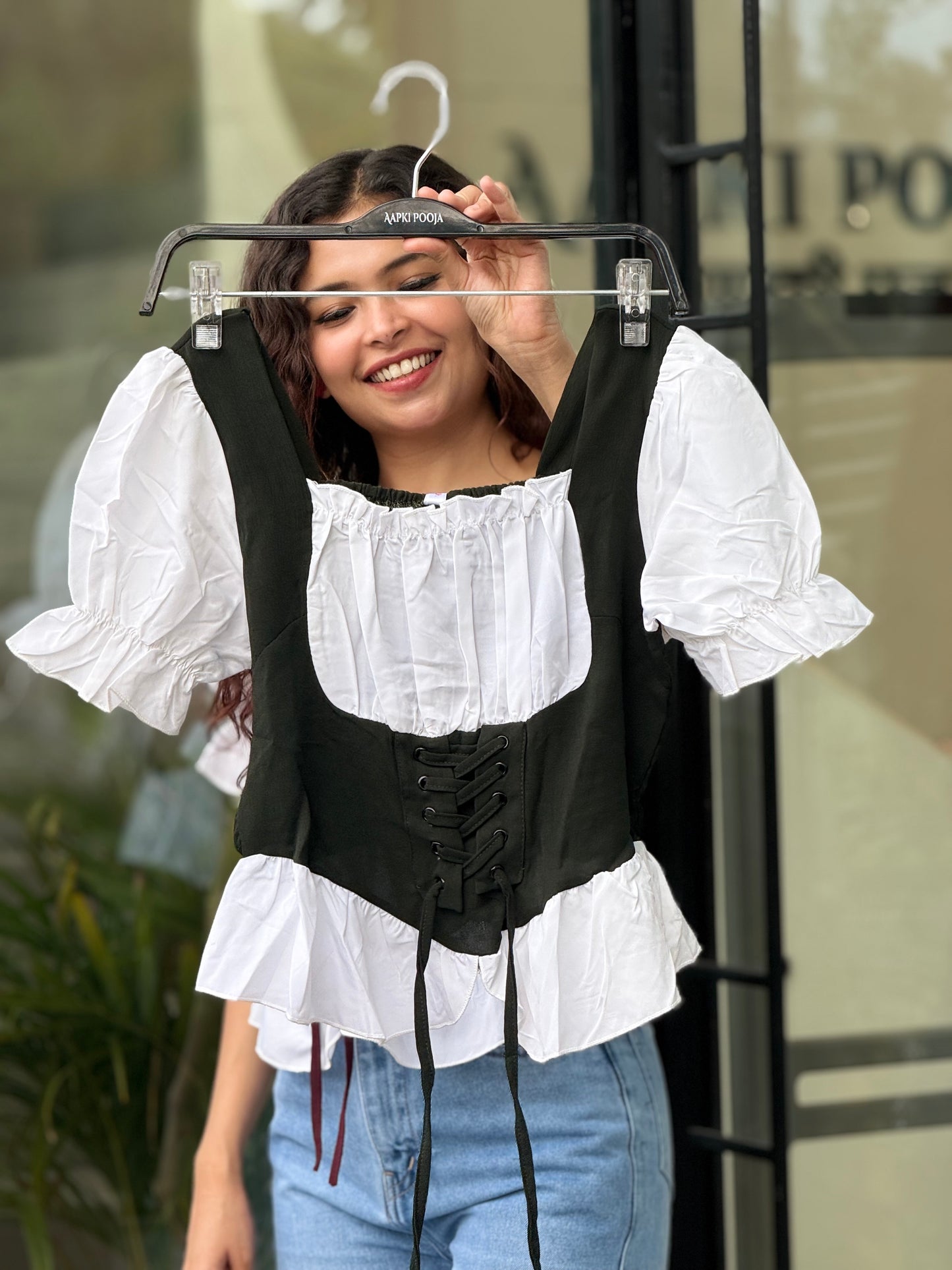 Corset body fit top