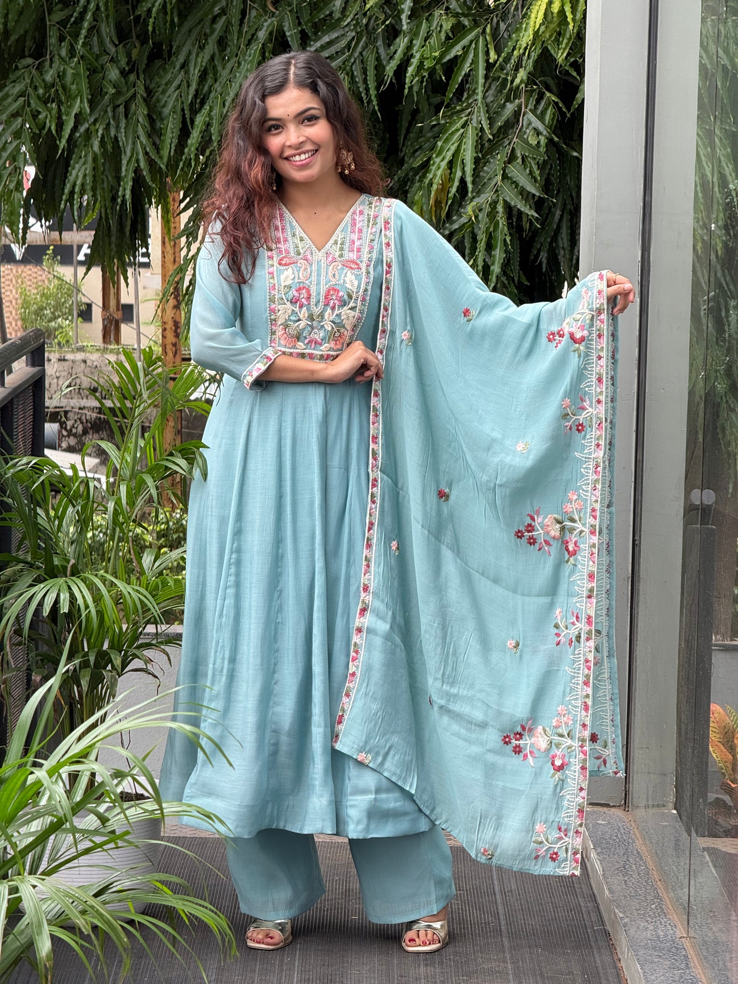 3 piece partywear suit set