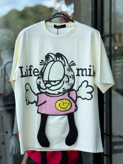 Garfield Oversized Graphic T-Shirt