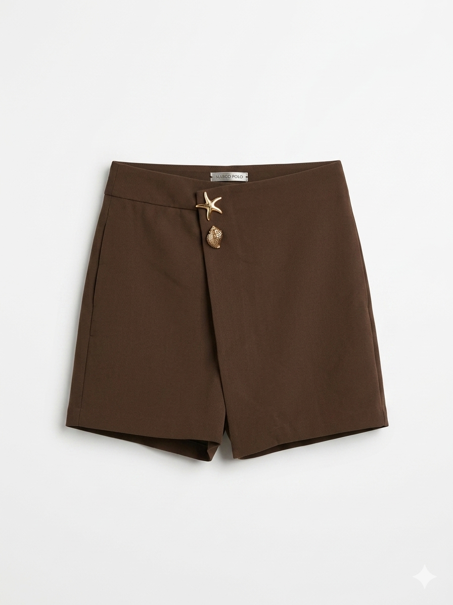 Seaside Charm High-Waisted Skort