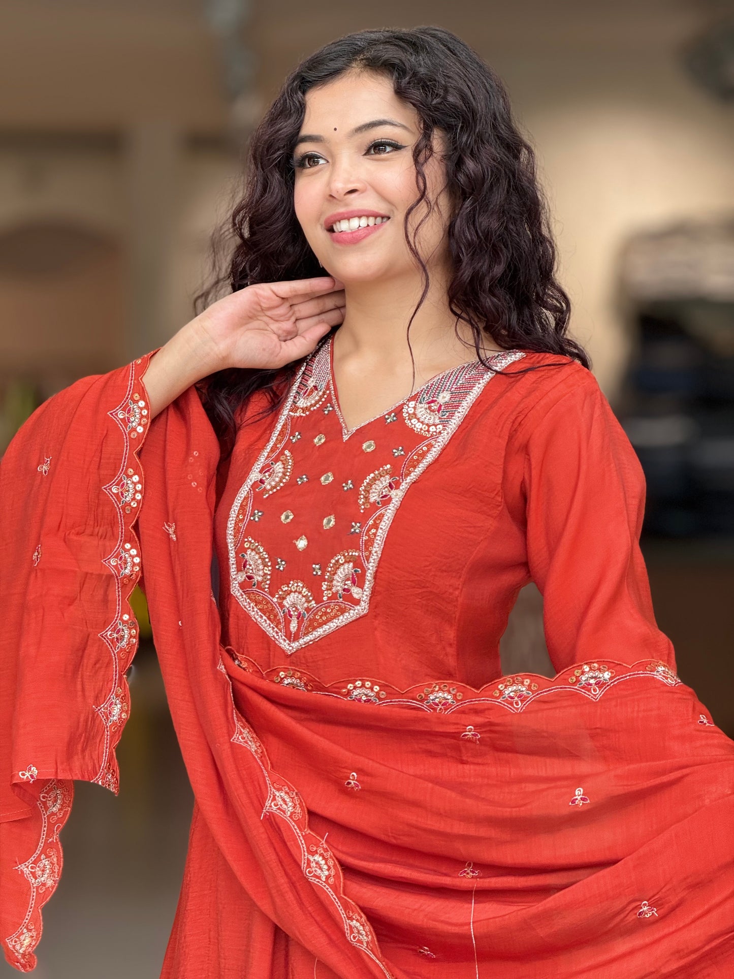 3 piece partywear suit set