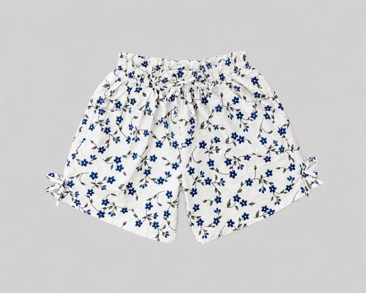 Spring Blossom Tie-Up Shorts
