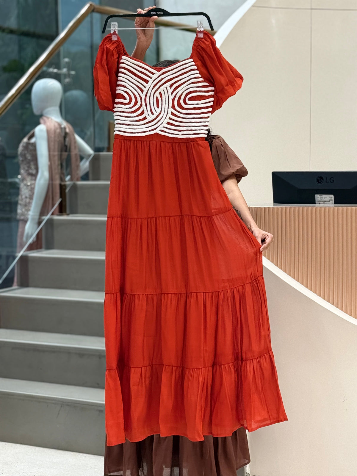 One piece partywear dress