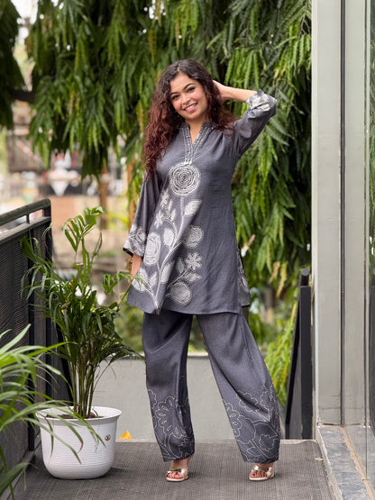 Floral printed co-ord set
