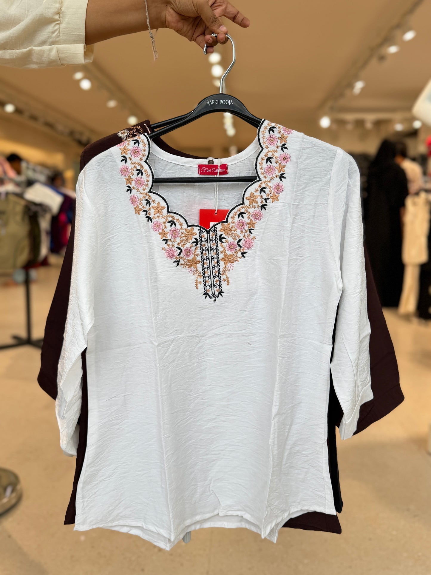 Partywear embroidered top