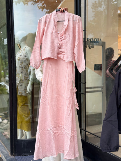 One piece dress with jacket
