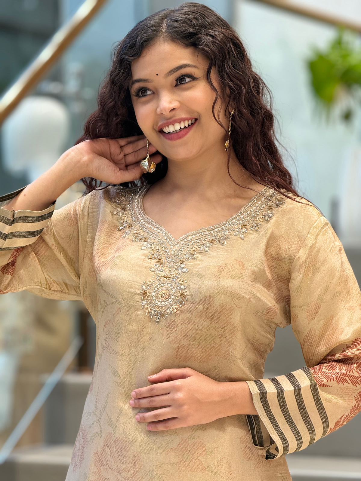 3 piece partywear suit set