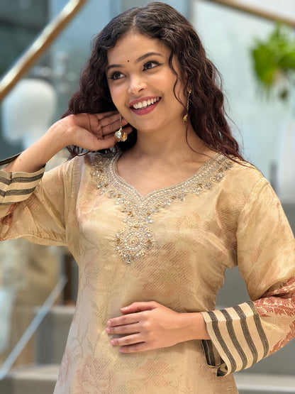 3 piece partywear suit set