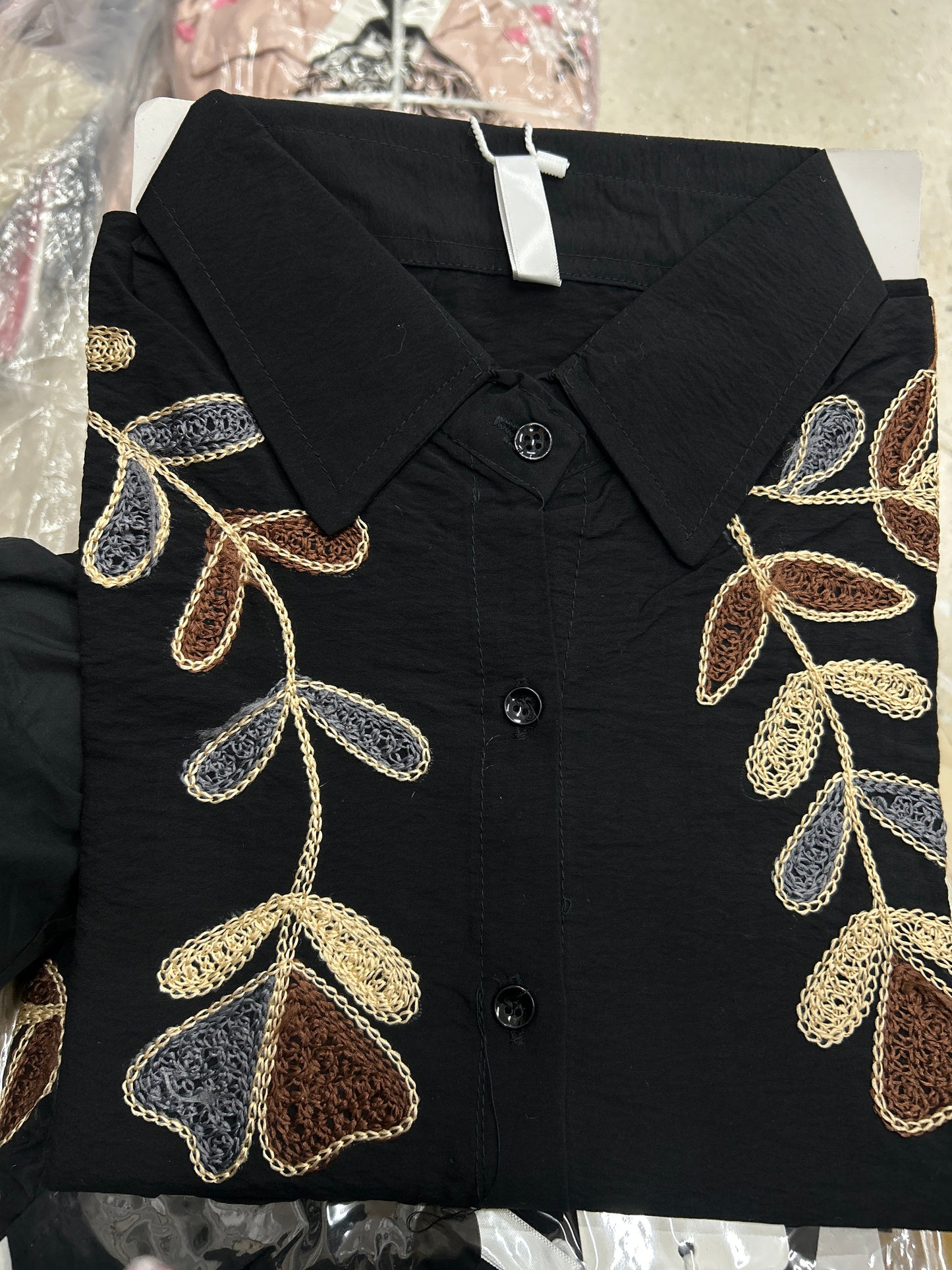 Embroidered shirts