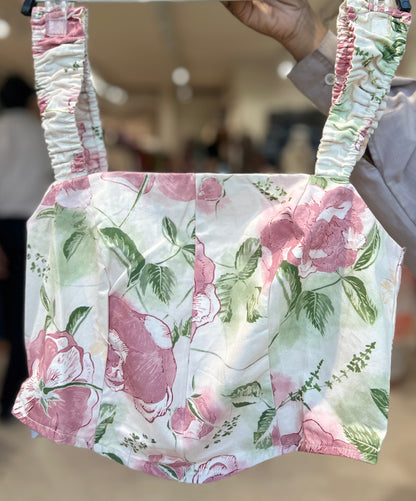 Floral sleeveless top