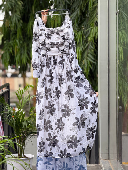 Floral one piece dress