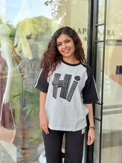 HI Graphic Oversized Co-Ord Set