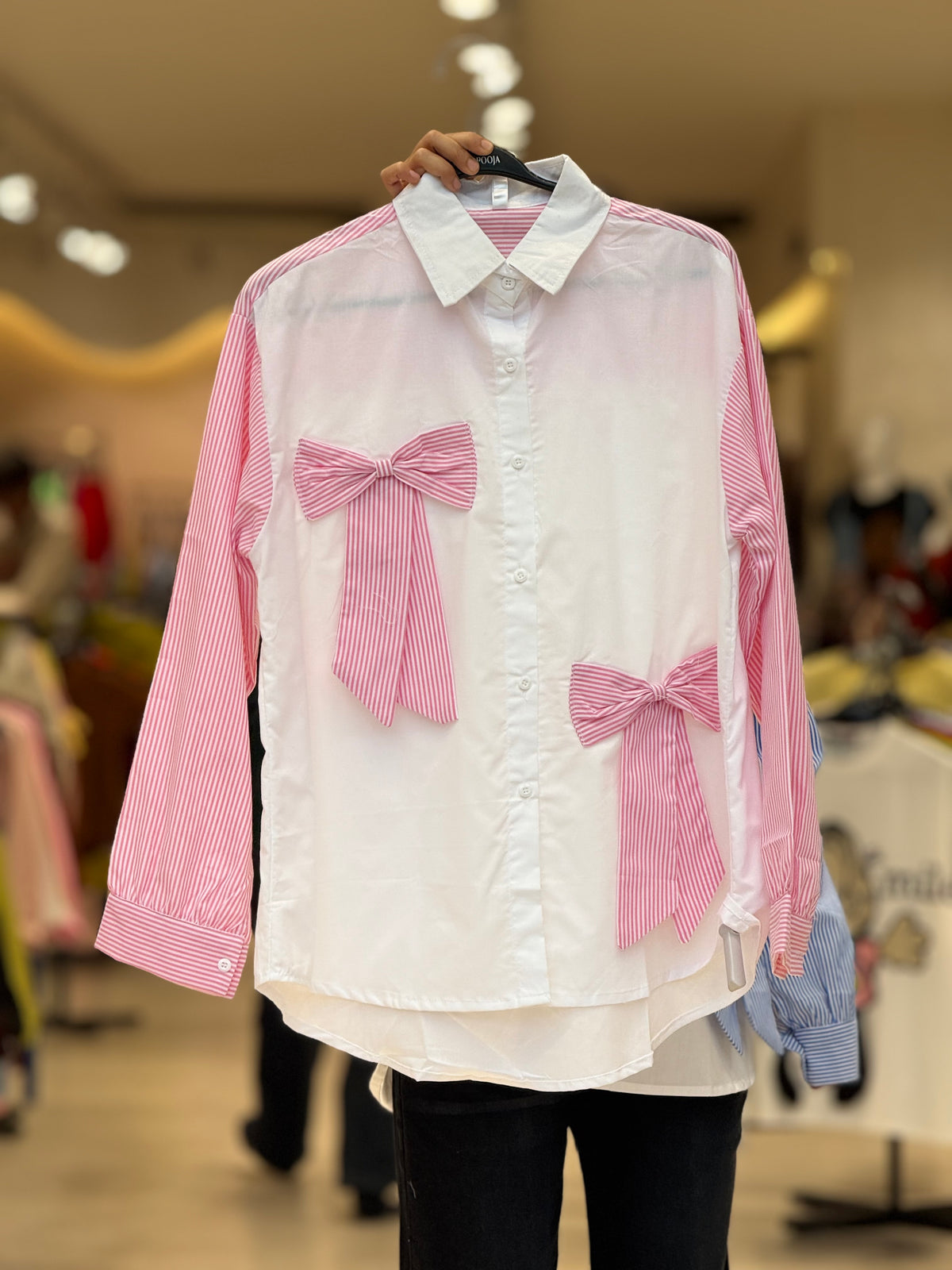 Bow detail shirt