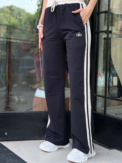 Alo-Inspired Wide Leg Track Pants.