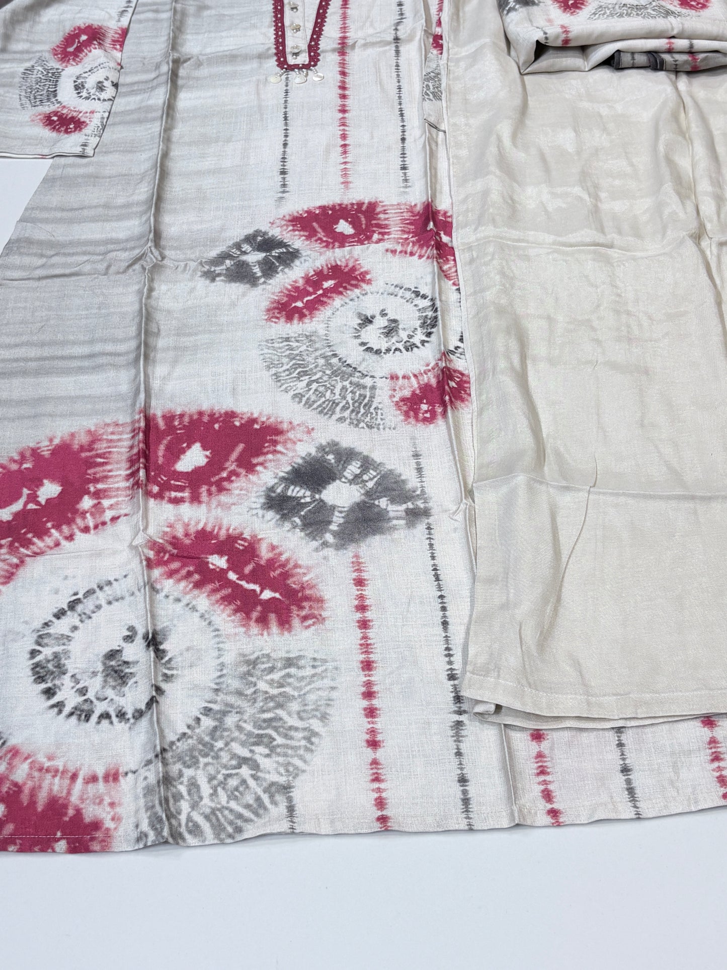 Tie-Dye Printed Kurta Pant & Dupatta Set